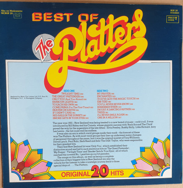 The Platters : Best Of The Platters (LP, Comp)