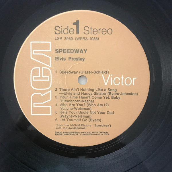 Elvis* : Speedway (LP, Album, RE, Tan)