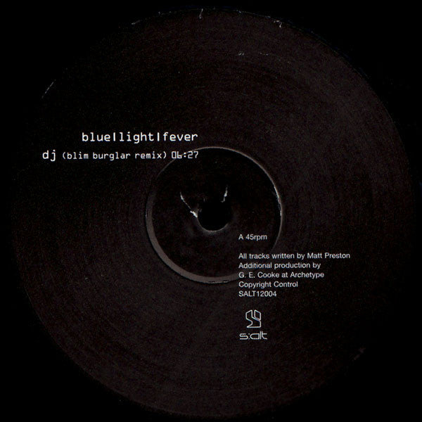 Blue Light Fever : DJ (12&quot;)