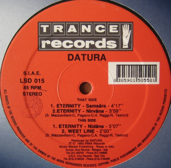 Datura : Eternity (12")