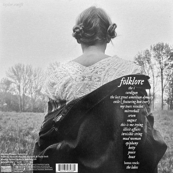 Taylor Swift : Folklore (2xLP, Album, Dlx, Bro)