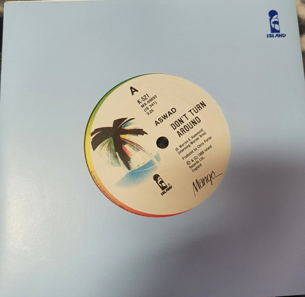 Aswad : Don't Turn Around (12", Single)