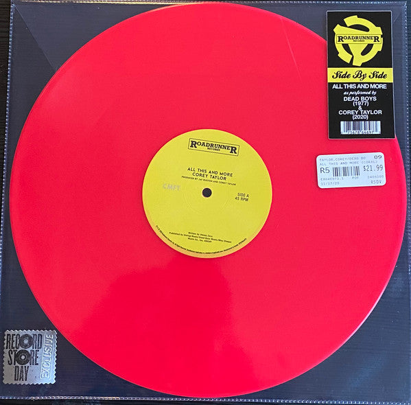 Corey Taylor / The Dead Boys : All This And More (12&quot;, Single, Ltd, Red)