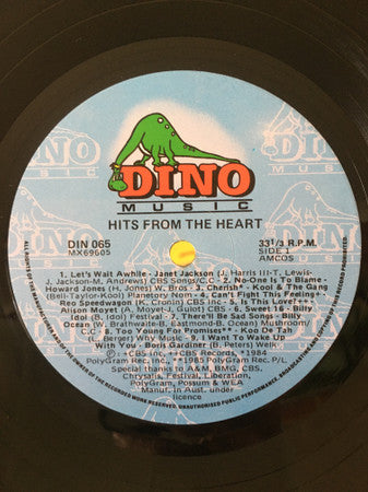 Various : Hits From The Heart (12", Comp)