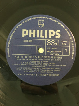 Keith Potger & The New Seekers : Keith Potger & The New Seekers (LP, Album)