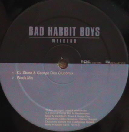 Bad Habit Boys : Weekend (12&quot;)