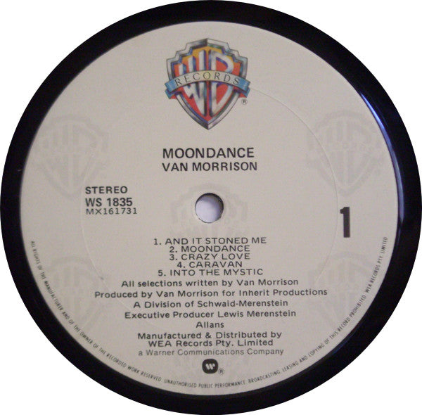 Van Morrison : Moondance (LP, Album)