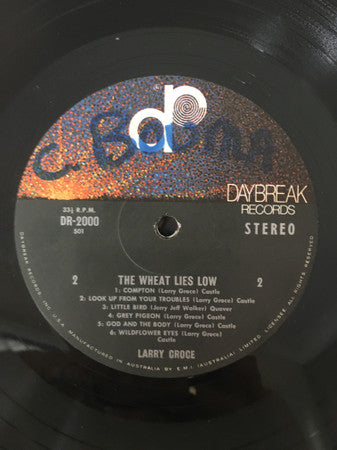 Larry Groce : The Wheat Lies Low (LP, Album)