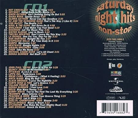 Various : Saturday Night Hits Non-Stop (2xCD)