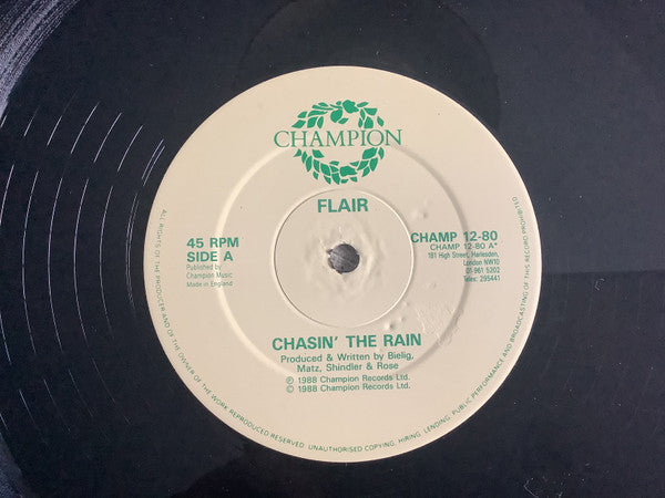 Flair (3) : Chasin' The Rain (12")