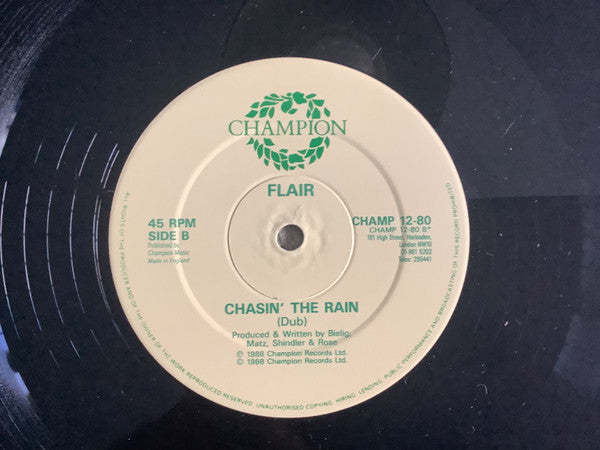 Flair (3) : Chasin' The Rain (12")