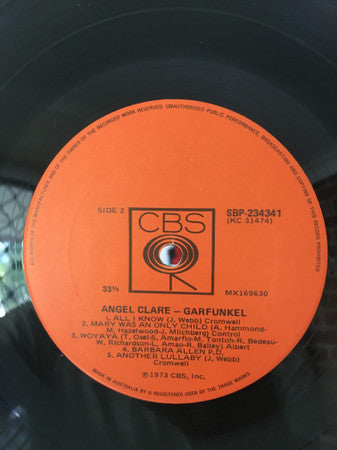 Art Garfunkel : Angel Clare (LP, Album)