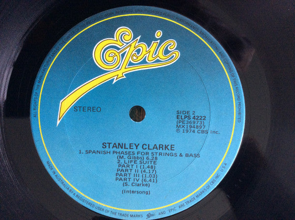 Stanley Clarke : Stanley Clarke (LP, Album, RE)