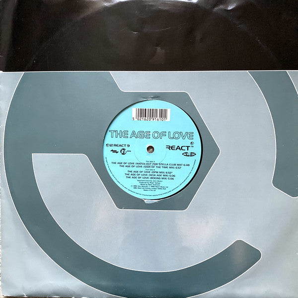 The Age Of Love* : The Age Of Love (The Jam & Spoon Mixes) (12", Rea)