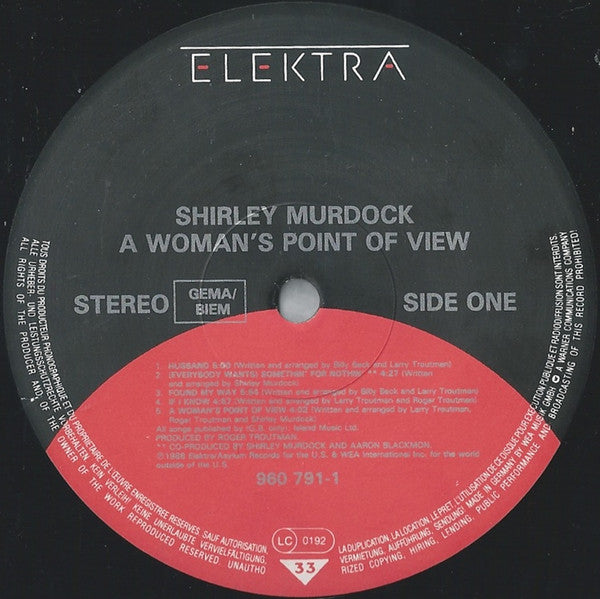 Shirley Murdock : A Woman's Point Of View (LP, Album)