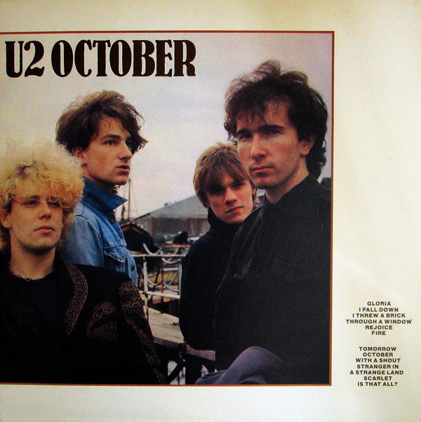U2 : October (LP, Album, M/Print, 1st)