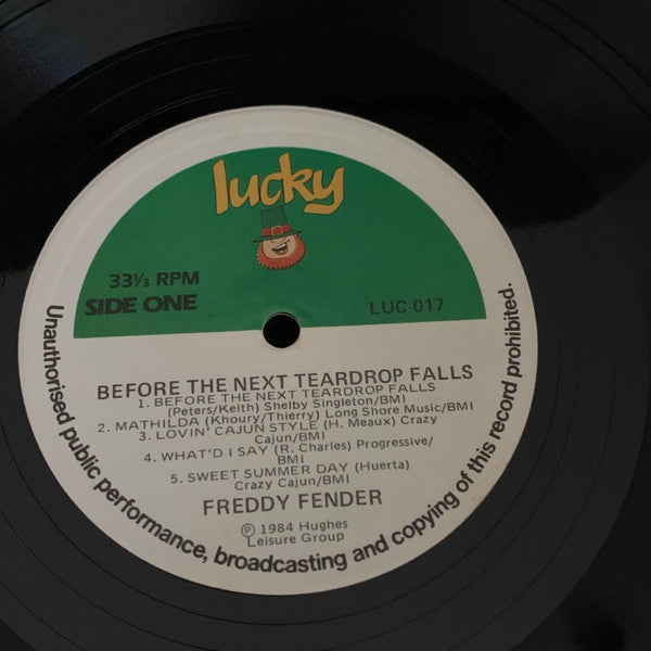 Freddy Fender (2) : Before The Next Teardrop Falls (LP, Comp)