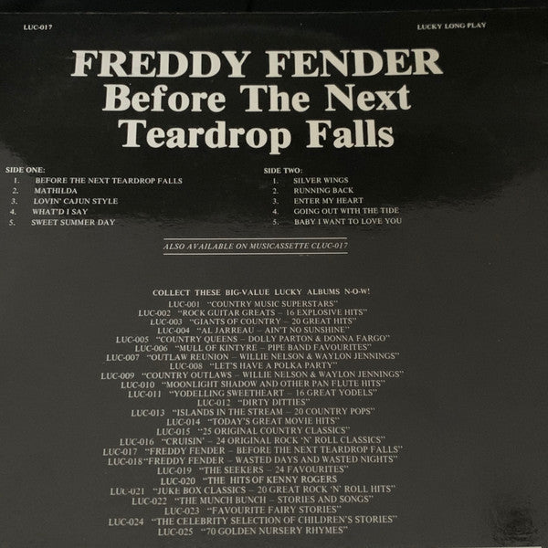 Freddy Fender (2) : Before The Next Teardrop Falls (LP, Comp)