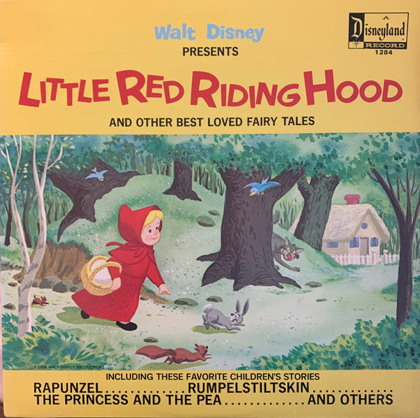 Rica Moore : Walt Disney Presents Little Red Riding Hood & Other Best Loved Fairy Tales (LP)