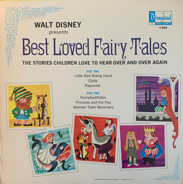 Rica Moore : Walt Disney Presents Little Red Riding Hood & Other Best Loved Fairy Tales (LP)