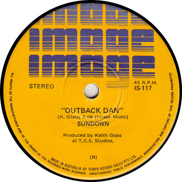 Sundown (14) : This Country Of Mine / Outback Dan (7", Single)