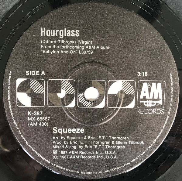 Squeeze (2) : Hourglass (7", Single)