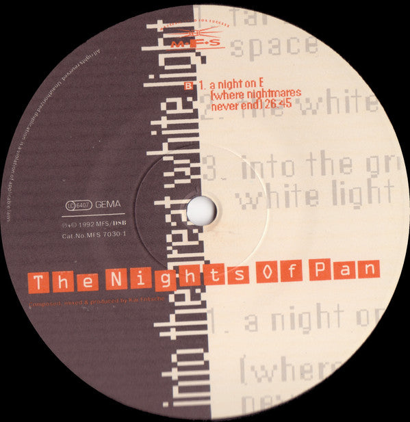 The Nights Of Pan : Into The Great White Light (12")