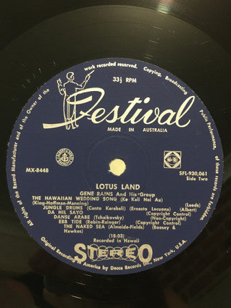 The Gene Rains Group : Lotus Land (LP)