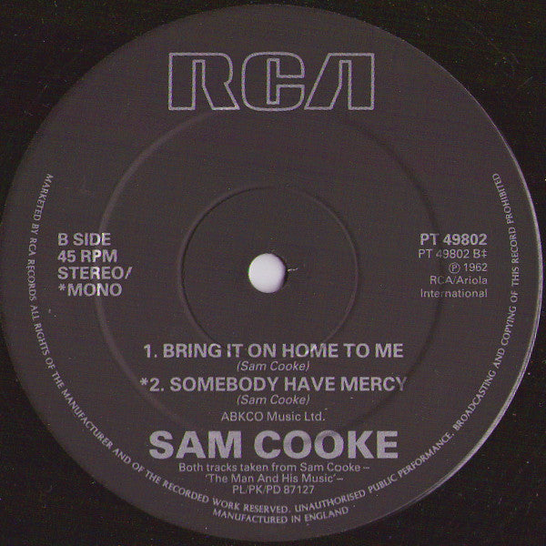 Sam Cooke : Twistin' The Night Away (12")