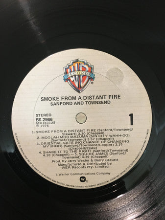 Sanford & Townsend : Smoke From A Distant Fire (LP, Album, RP)