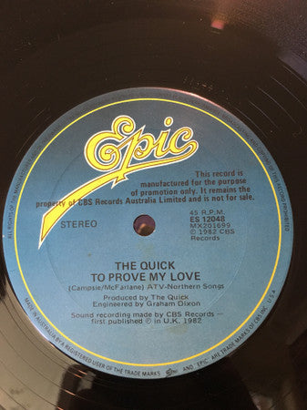 The Quick : The Rhythm Of The Jungle (12", Single, Promo)