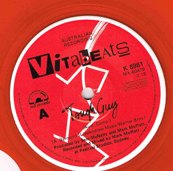 Vitabeats : Tough Guy (7", Single, red)