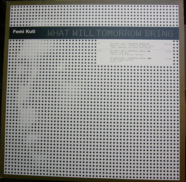 Femi Kuti : What Will Tomorrow Bring (12", Maxi)