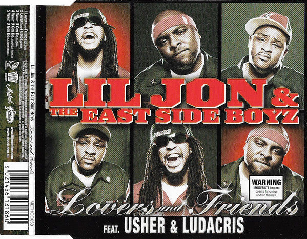 Lil' Jon & The East Side Boyz Feat. Usher & Ludacris : Lovers And Friends (CD, Maxi)