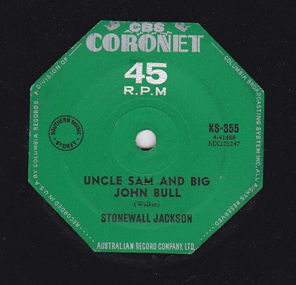 Stonewall Jackson : Igmoo / Uncle Sam And Big John Bull (7", Single)