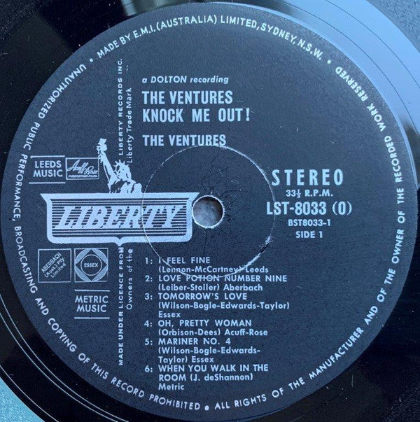 The Ventures : Knock Me Out! (LP, Album)