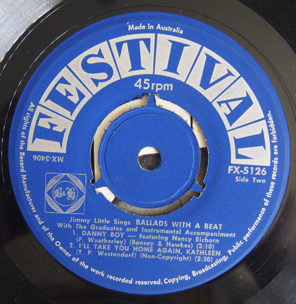 Jimmy Little : Ballads With A Beat (7", EP, Mono, Mon)