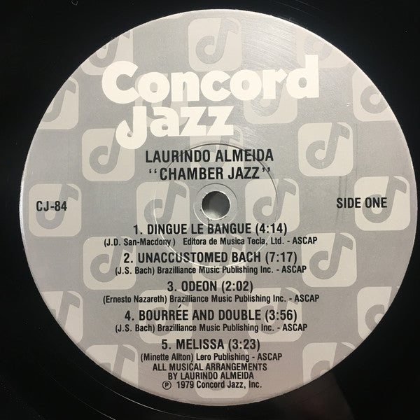 Laurindo Almeida : Chamber Jazz (LP, Album)