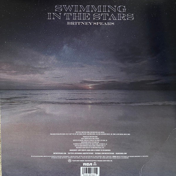 Britney Spears : Swimming In The Stars (12", Single, Ltd)