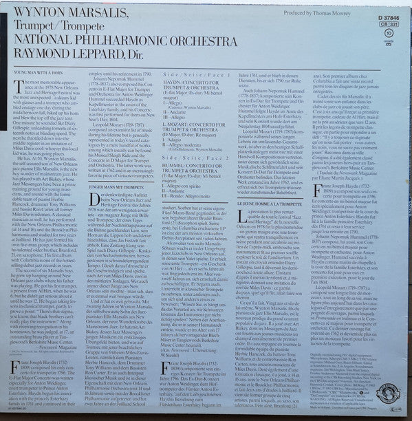 Wynton Marsalis : Trumpet Concertos (LP)