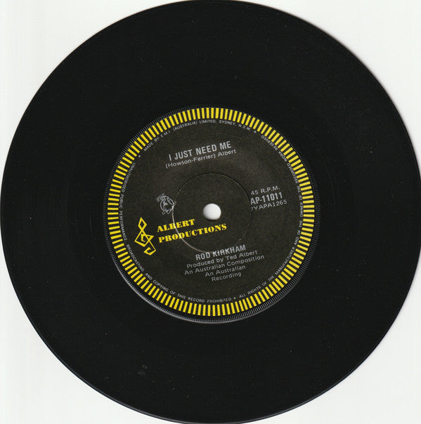Rod Kirkham : That's The Way It Seems (7", Single, Promo)