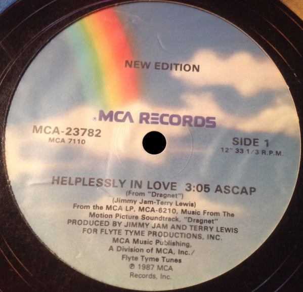 New Edition : Helplessly In Love (12&quot;, Single)