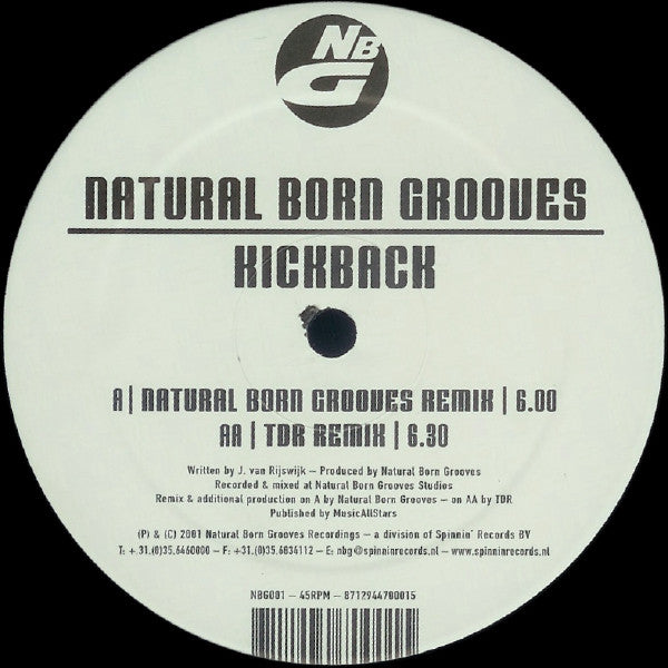 Natural Born Grooves : Kickback (12")