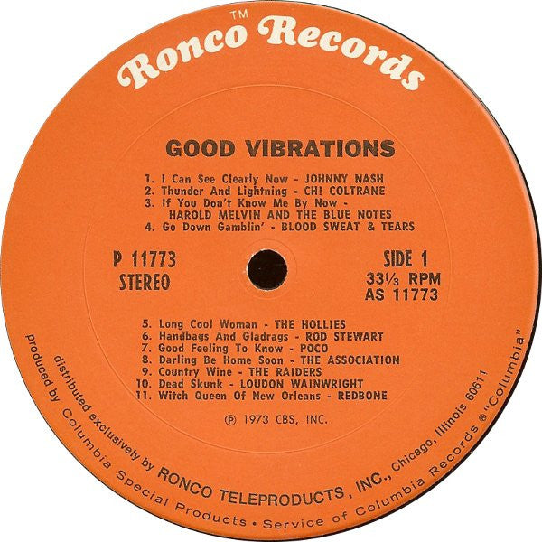 Various : Good Vibrations  (LP, Comp)