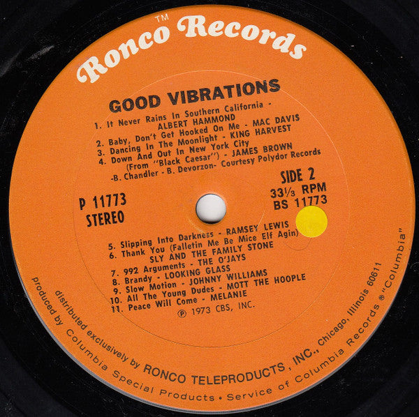 Various : Good Vibrations  (LP, Comp)