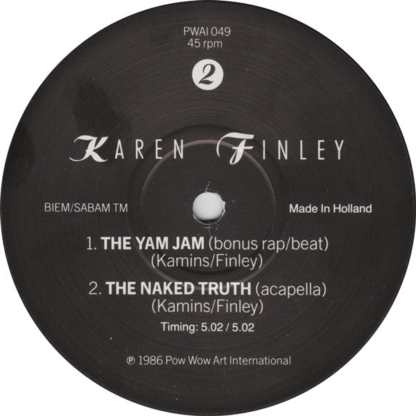 Karen Finley : Tales Of Taboo (12")