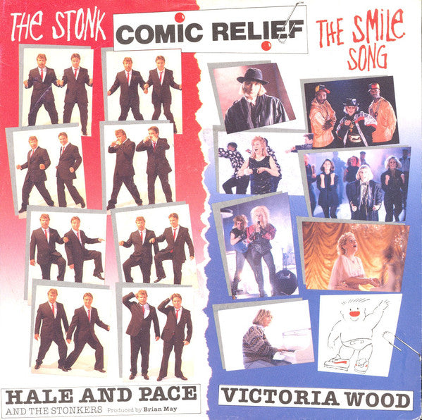 Hale And Pace And The Stonkers / Victoria Wood : The Stonk / The Smile Song (7&quot;, Single, Inj)