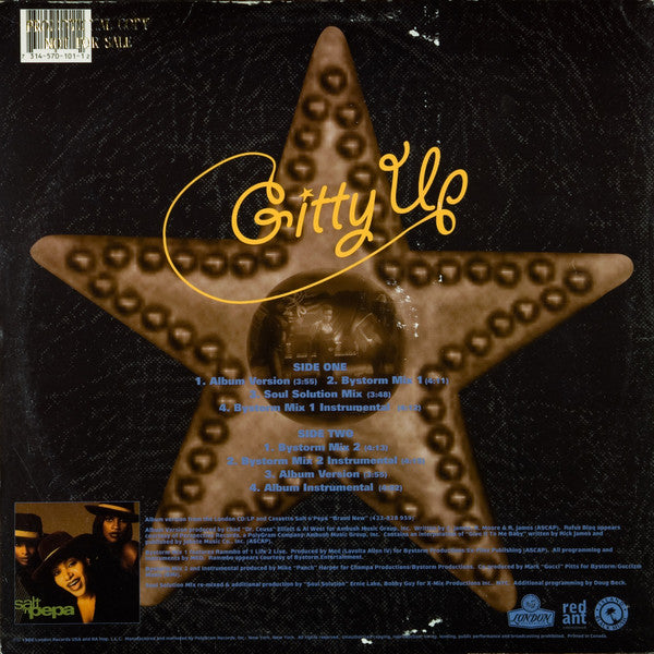 Salt 'N' Pepa : Gitty Up (12", Cre)