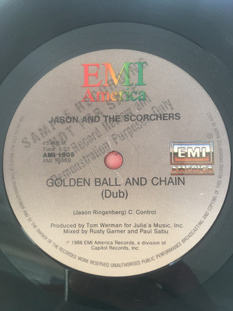 Jason & The Scorchers : Golden Ball And Chain (Single Version) (7", Single, Promo)