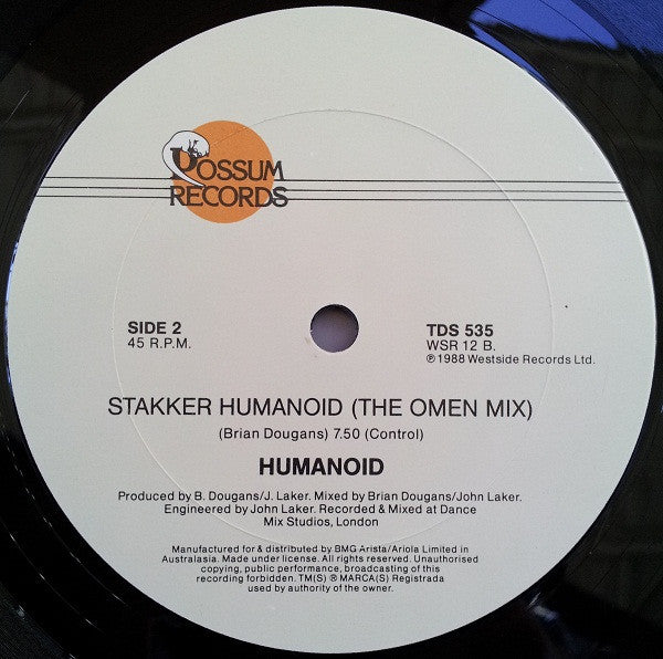 Humanoid : Stakker Humanoid (12")